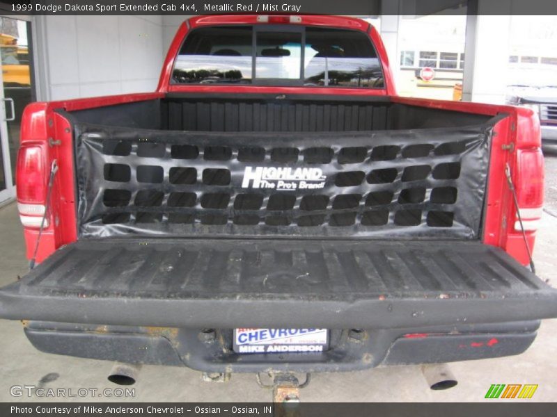 Metallic Red / Mist Gray 1999 Dodge Dakota Sport Extended Cab 4x4