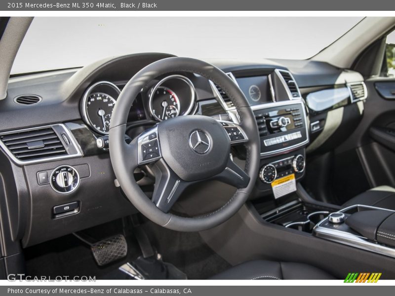 Black / Black 2015 Mercedes-Benz ML 350 4Matic