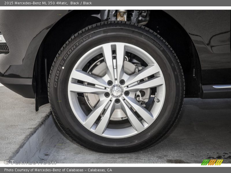 Black / Black 2015 Mercedes-Benz ML 350 4Matic