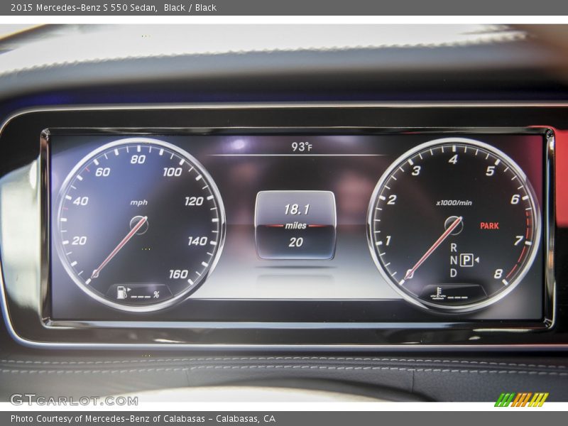 Black / Black 2015 Mercedes-Benz S 550 Sedan