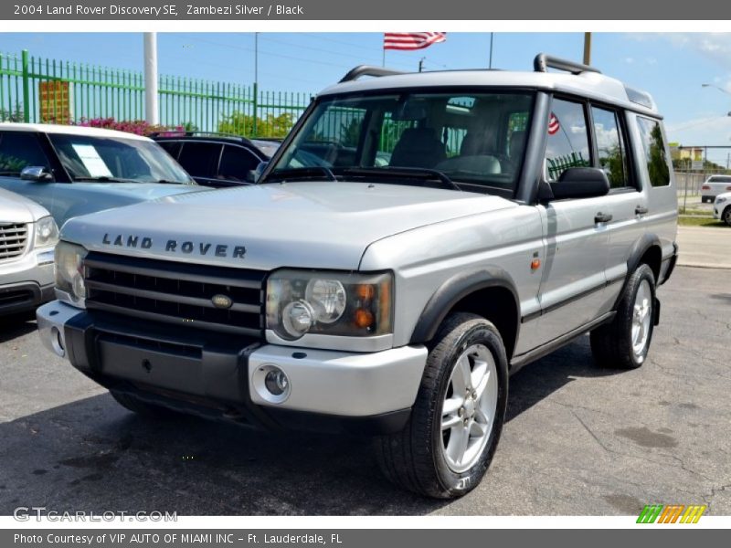 Zambezi Silver / Black 2004 Land Rover Discovery SE