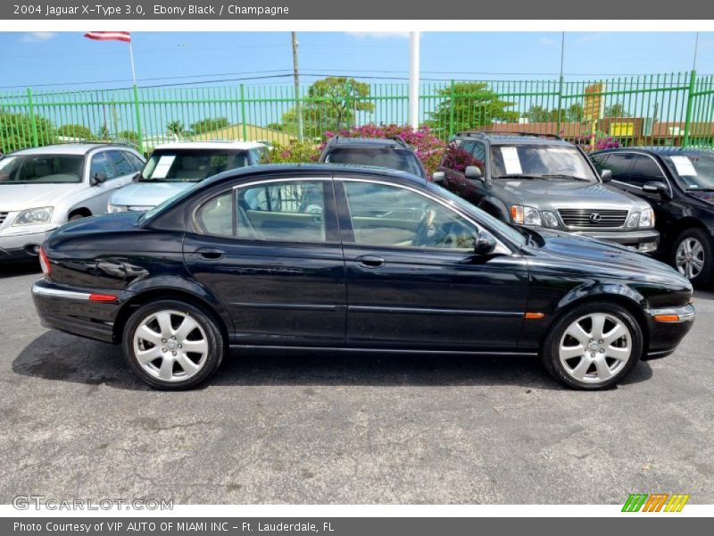  2004 X-Type 3.0 Ebony Black