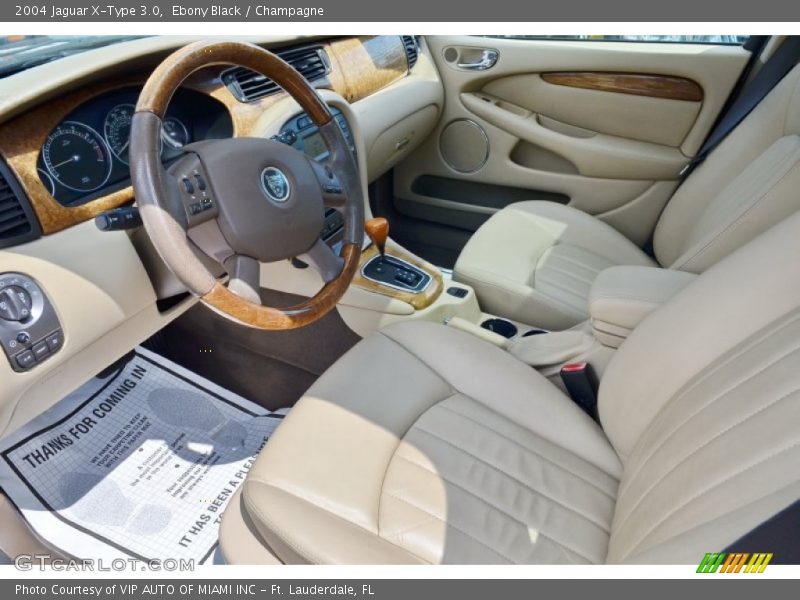  2004 X-Type 3.0 Champagne Interior