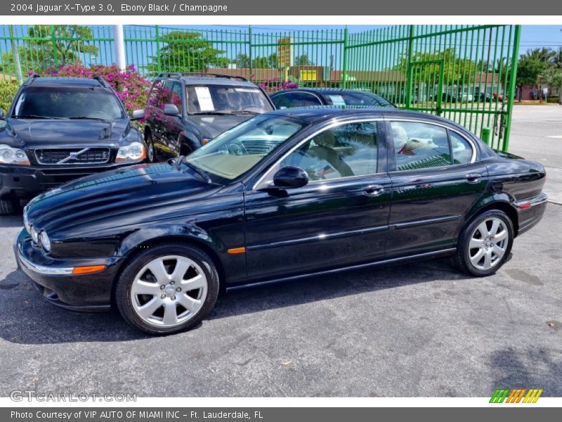  2004 X-Type 3.0 Ebony Black