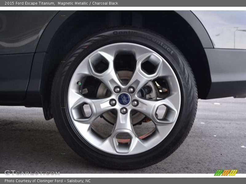 Magnetic Metallic / Charcoal Black 2015 Ford Escape Titanium