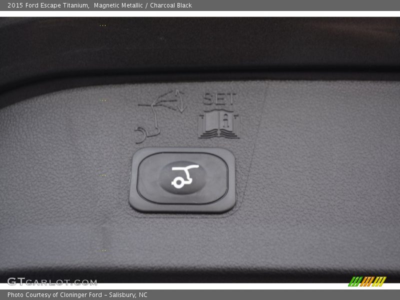 Magnetic Metallic / Charcoal Black 2015 Ford Escape Titanium