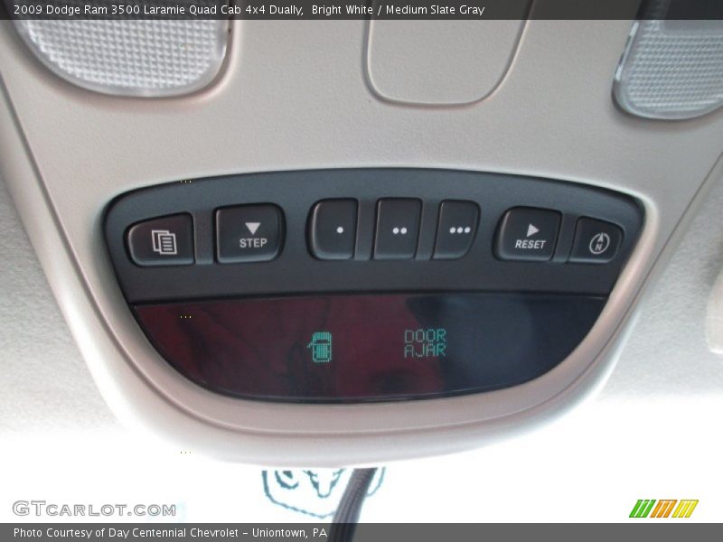 Bright White / Medium Slate Gray 2009 Dodge Ram 3500 Laramie Quad Cab 4x4 Dually