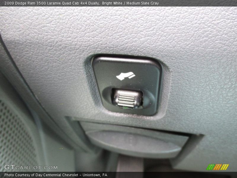 Bright White / Medium Slate Gray 2009 Dodge Ram 3500 Laramie Quad Cab 4x4 Dually