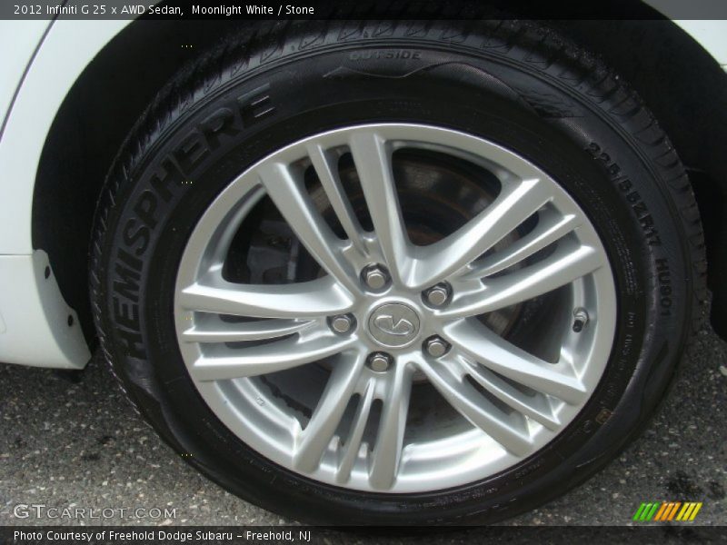  2012 G 25 x AWD Sedan Wheel