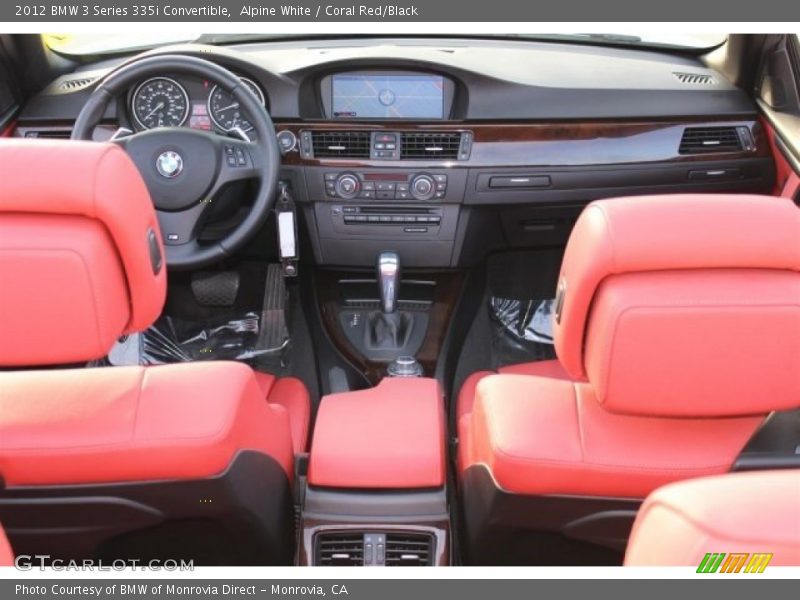 Alpine White / Coral Red/Black 2012 BMW 3 Series 335i Convertible