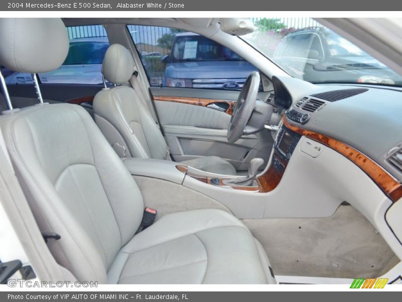  2004 E 500 Sedan Stone Interior