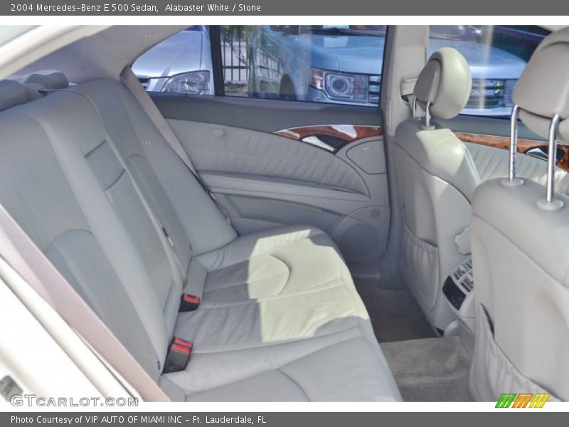 Alabaster White / Stone 2004 Mercedes-Benz E 500 Sedan