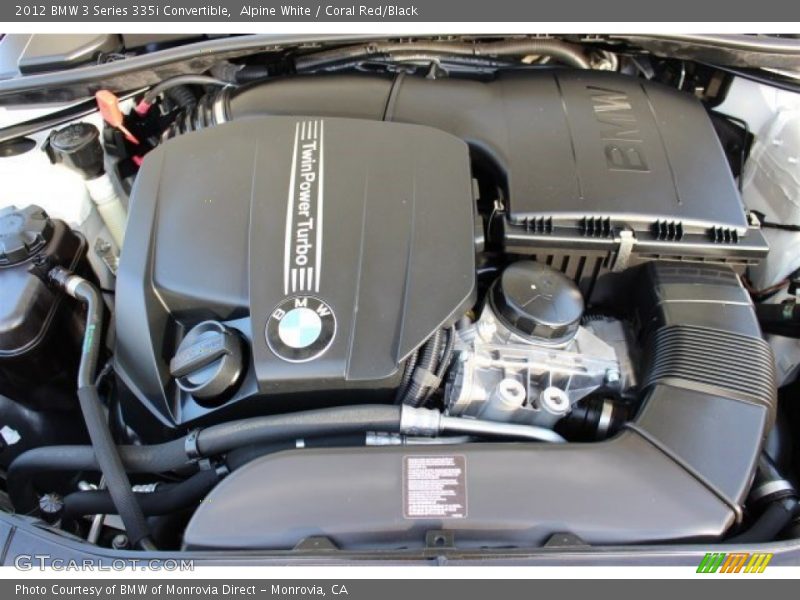  2012 3 Series 335i Convertible Engine - 3.0 Liter DI TwinPower Turbocharged DOHC 24-Valve VVT Inline 6 Cylinder