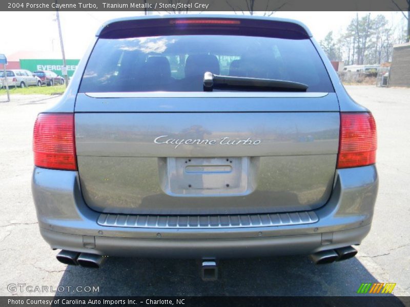 Titanium Metallic / Stone/Steel Grey 2004 Porsche Cayenne Turbo