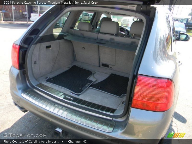 Titanium Metallic / Stone/Steel Grey 2004 Porsche Cayenne Turbo