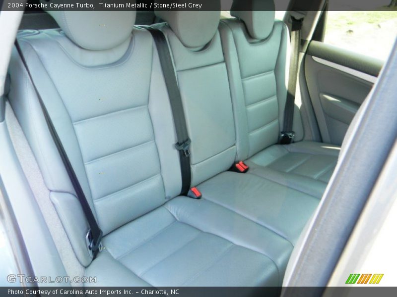 Titanium Metallic / Stone/Steel Grey 2004 Porsche Cayenne Turbo