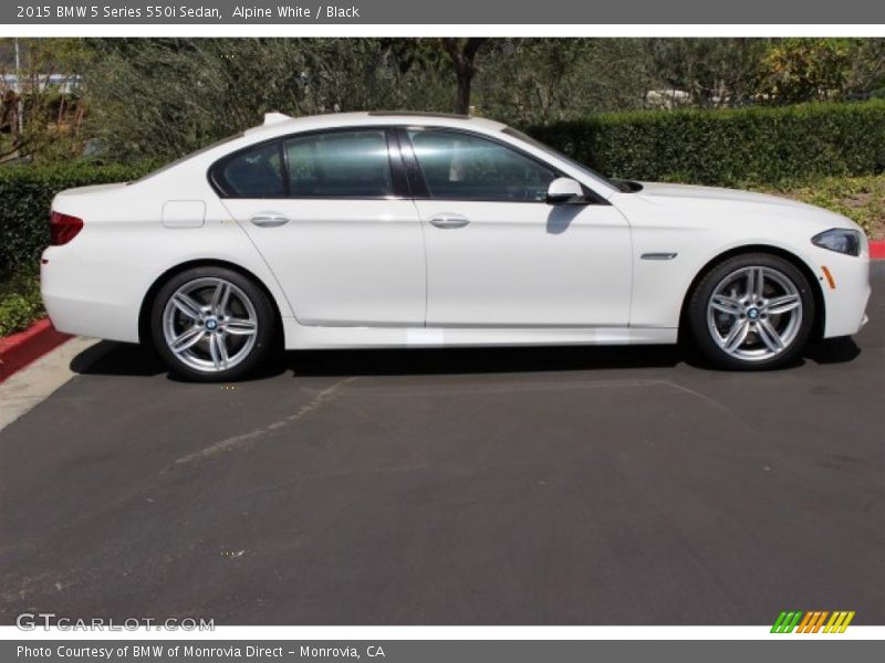  2015 5 Series 550i Sedan Alpine White