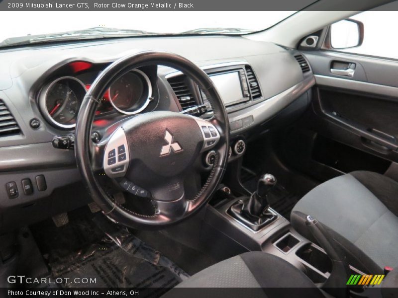  2009 Lancer GTS Black Interior