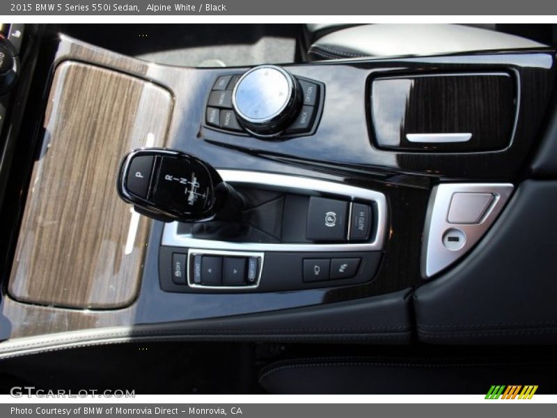Alpine White / Black 2015 BMW 5 Series 550i Sedan