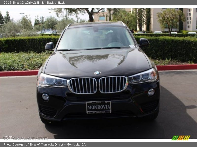 Jet Black / Black 2015 BMW X3 xDrive28i