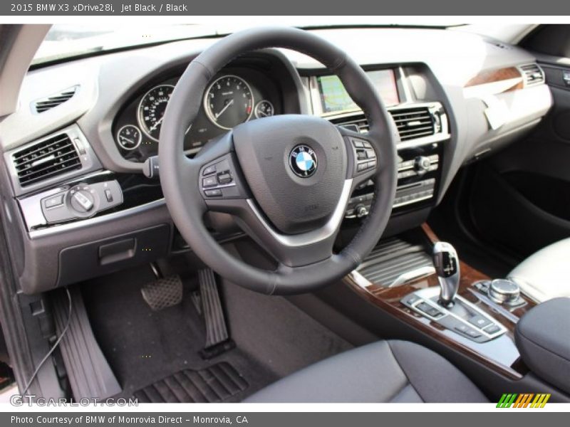 Jet Black / Black 2015 BMW X3 xDrive28i