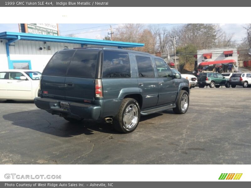 Indigo Blue Metallic / Neutral 1999 GMC Yukon SLE 4x4