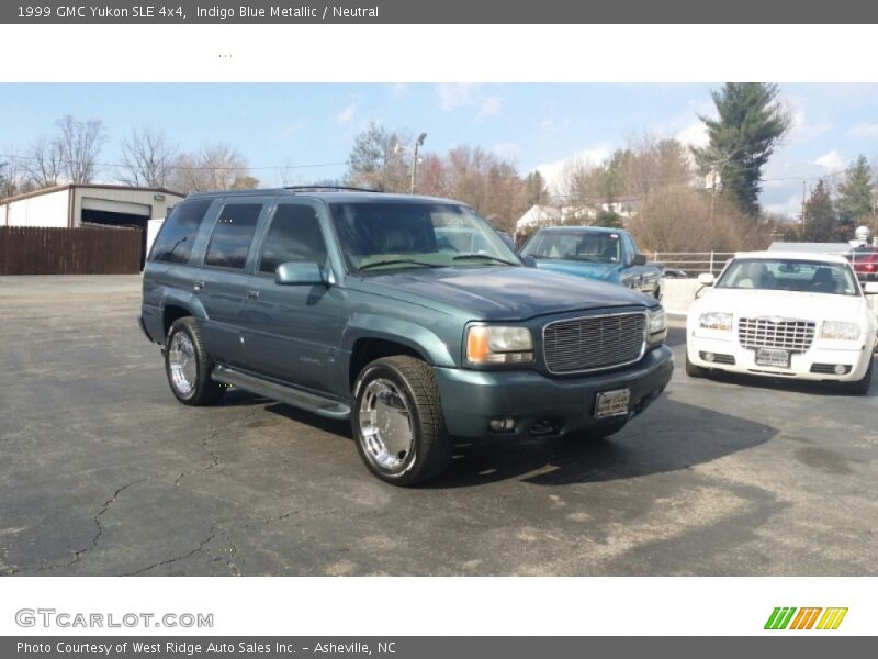 Indigo Blue Metallic / Neutral 1999 GMC Yukon SLE 4x4