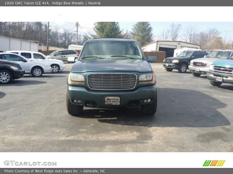 Indigo Blue Metallic / Neutral 1999 GMC Yukon SLE 4x4