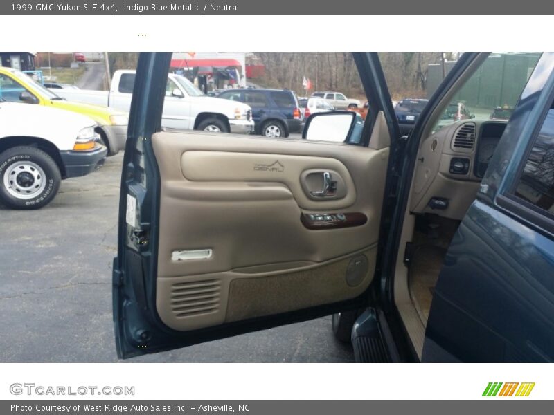 Indigo Blue Metallic / Neutral 1999 GMC Yukon SLE 4x4