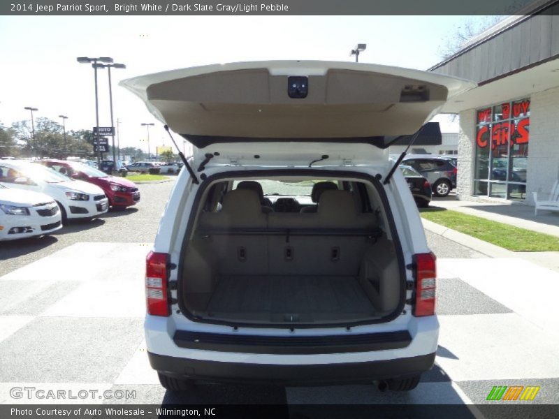 Bright White / Dark Slate Gray/Light Pebble 2014 Jeep Patriot Sport