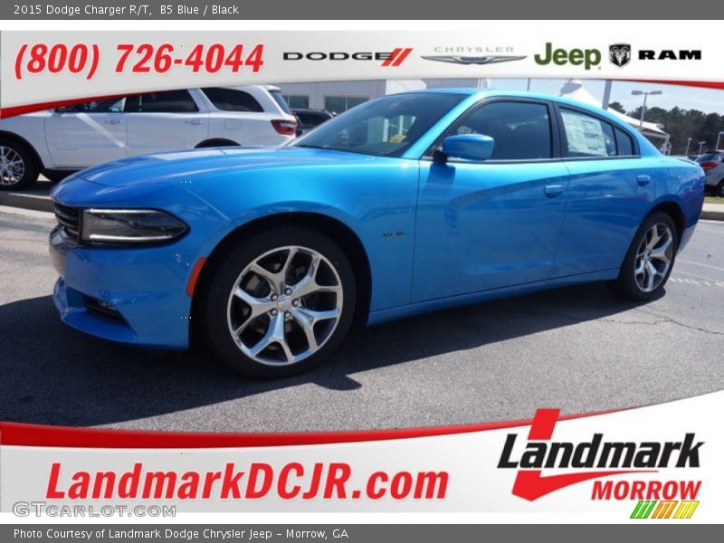 B5 Blue / Black 2015 Dodge Charger R/T