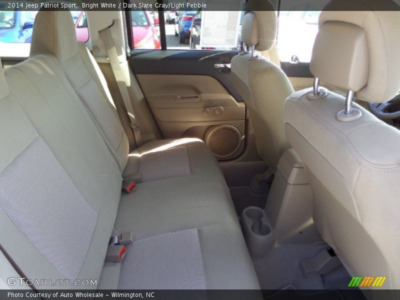 Bright White / Dark Slate Gray/Light Pebble 2014 Jeep Patriot Sport