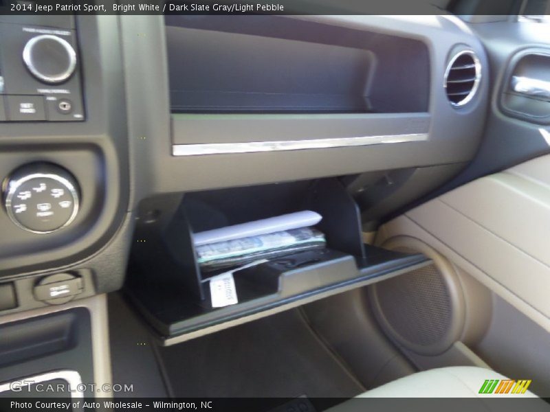 Bright White / Dark Slate Gray/Light Pebble 2014 Jeep Patriot Sport