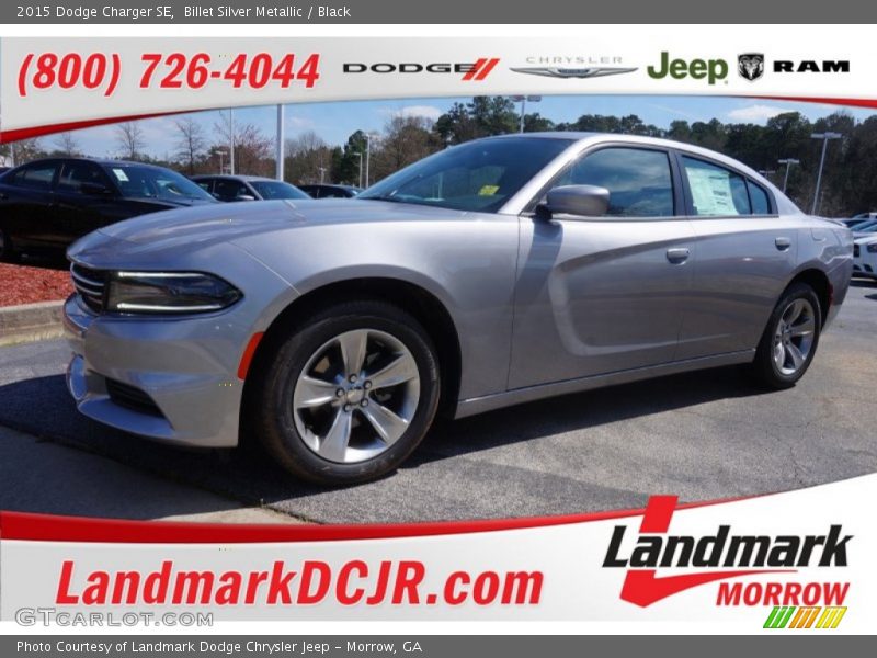 Billet Silver Metallic / Black 2015 Dodge Charger SE