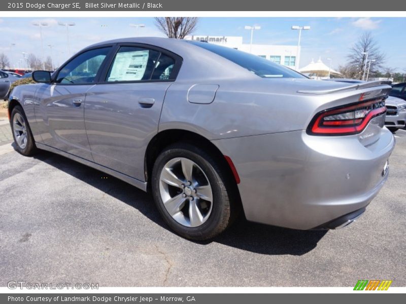 Billet Silver Metallic / Black 2015 Dodge Charger SE