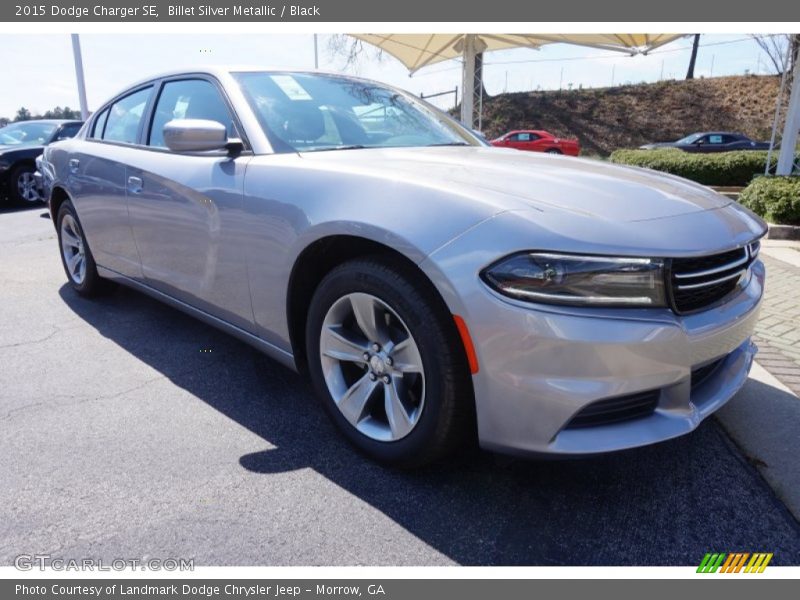 Billet Silver Metallic / Black 2015 Dodge Charger SE
