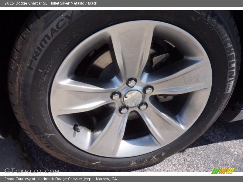 Billet Silver Metallic / Black 2015 Dodge Charger SE