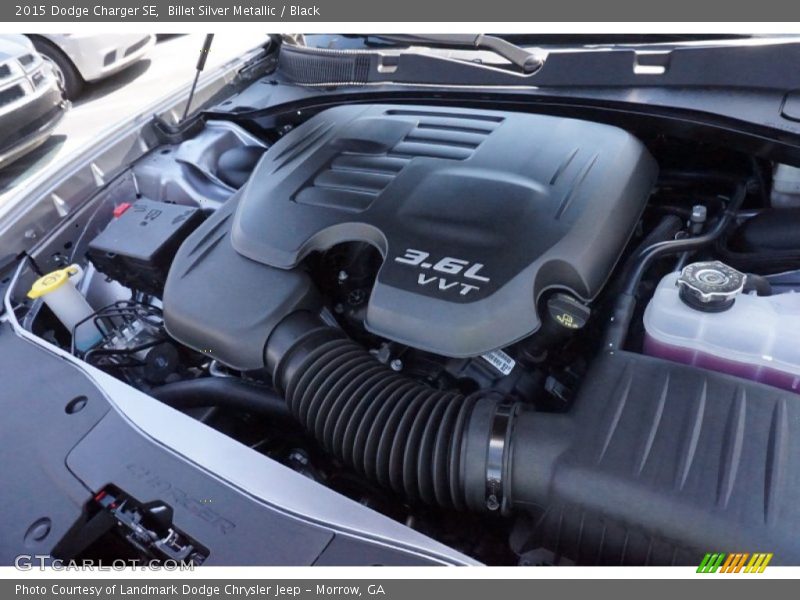 Billet Silver Metallic / Black 2015 Dodge Charger SE