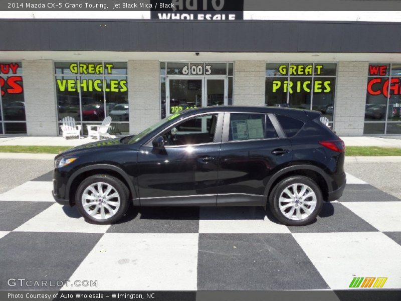 Jet Black Mica / Black 2014 Mazda CX-5 Grand Touring