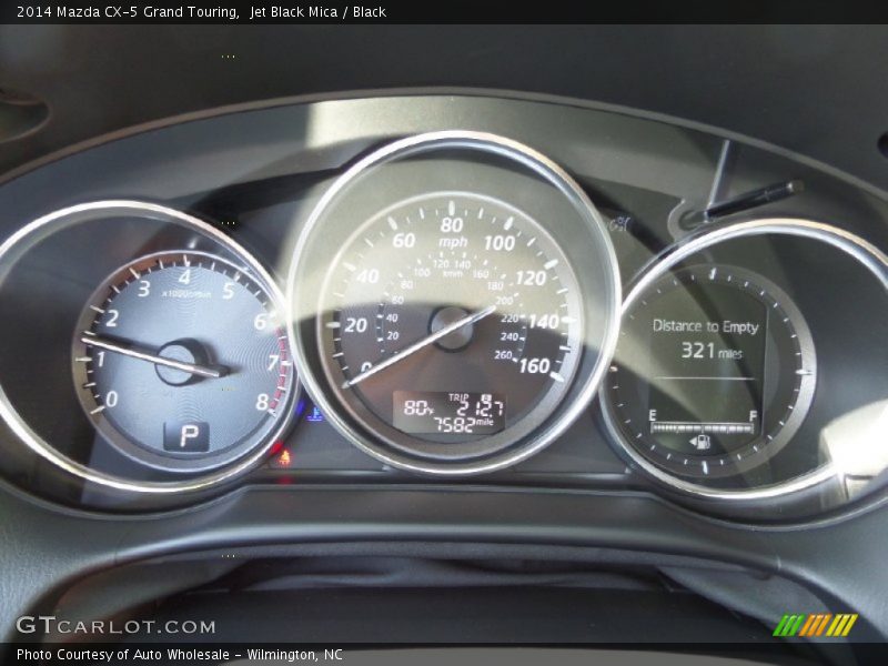Jet Black Mica / Black 2014 Mazda CX-5 Grand Touring