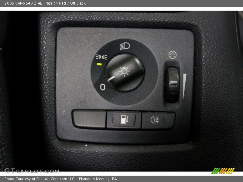 Controls of 2005 S40 2.4i