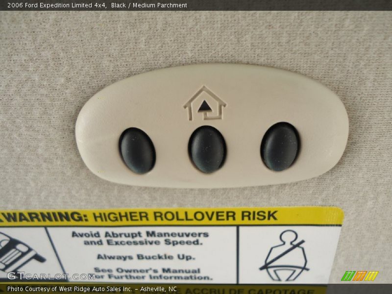 Black / Medium Parchment 2006 Ford Expedition Limited 4x4