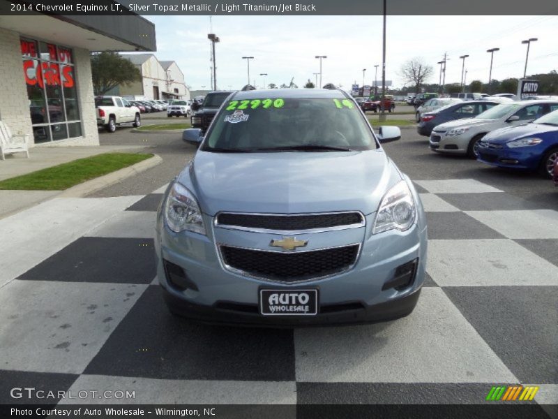 Silver Topaz Metallic / Light Titanium/Jet Black 2014 Chevrolet Equinox LT