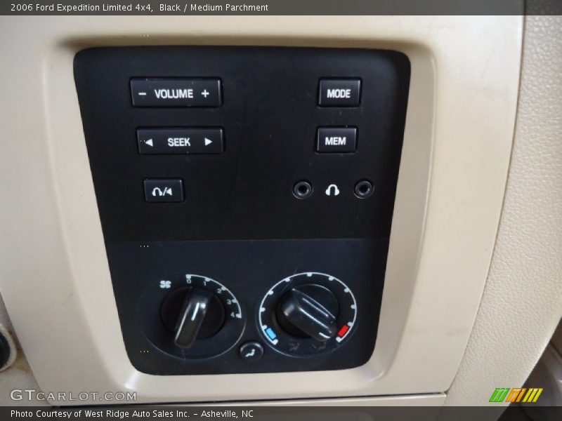 Black / Medium Parchment 2006 Ford Expedition Limited 4x4