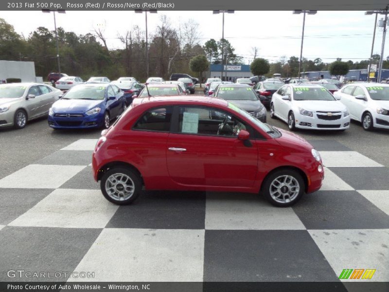Rosso (Red) / Rosso/Nero (Red/Black) 2013 Fiat 500 Pop