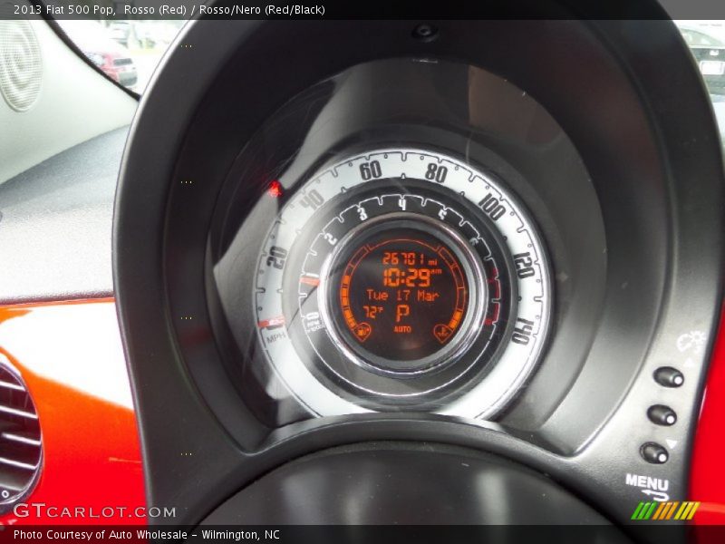Rosso (Red) / Rosso/Nero (Red/Black) 2013 Fiat 500 Pop