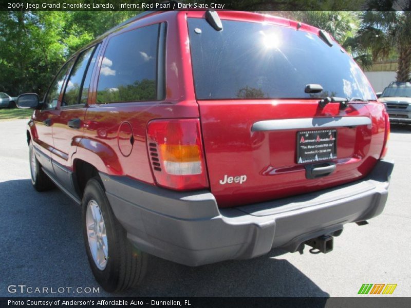 Inferno Red Pearl / Dark Slate Gray 2004 Jeep Grand Cherokee Laredo