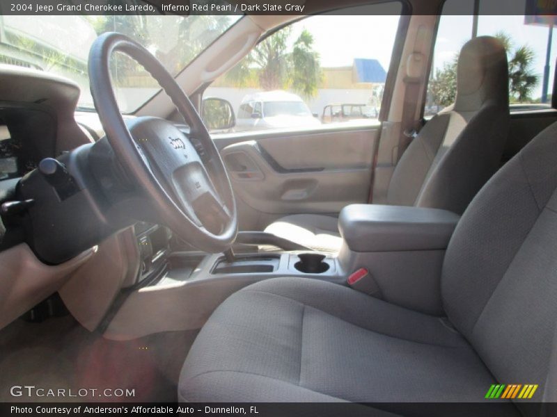 Inferno Red Pearl / Dark Slate Gray 2004 Jeep Grand Cherokee Laredo