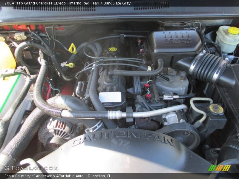 Inferno Red Pearl / Dark Slate Gray 2004 Jeep Grand Cherokee Laredo