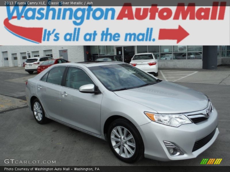 Classic Silver Metallic / Ash 2013 Toyota Camry XLE